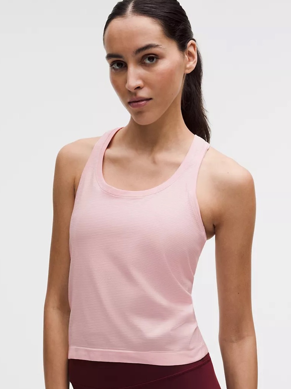 Lululemon Swiftly Tech Racerback Tank Top 2.0 in a light pink color Size 2